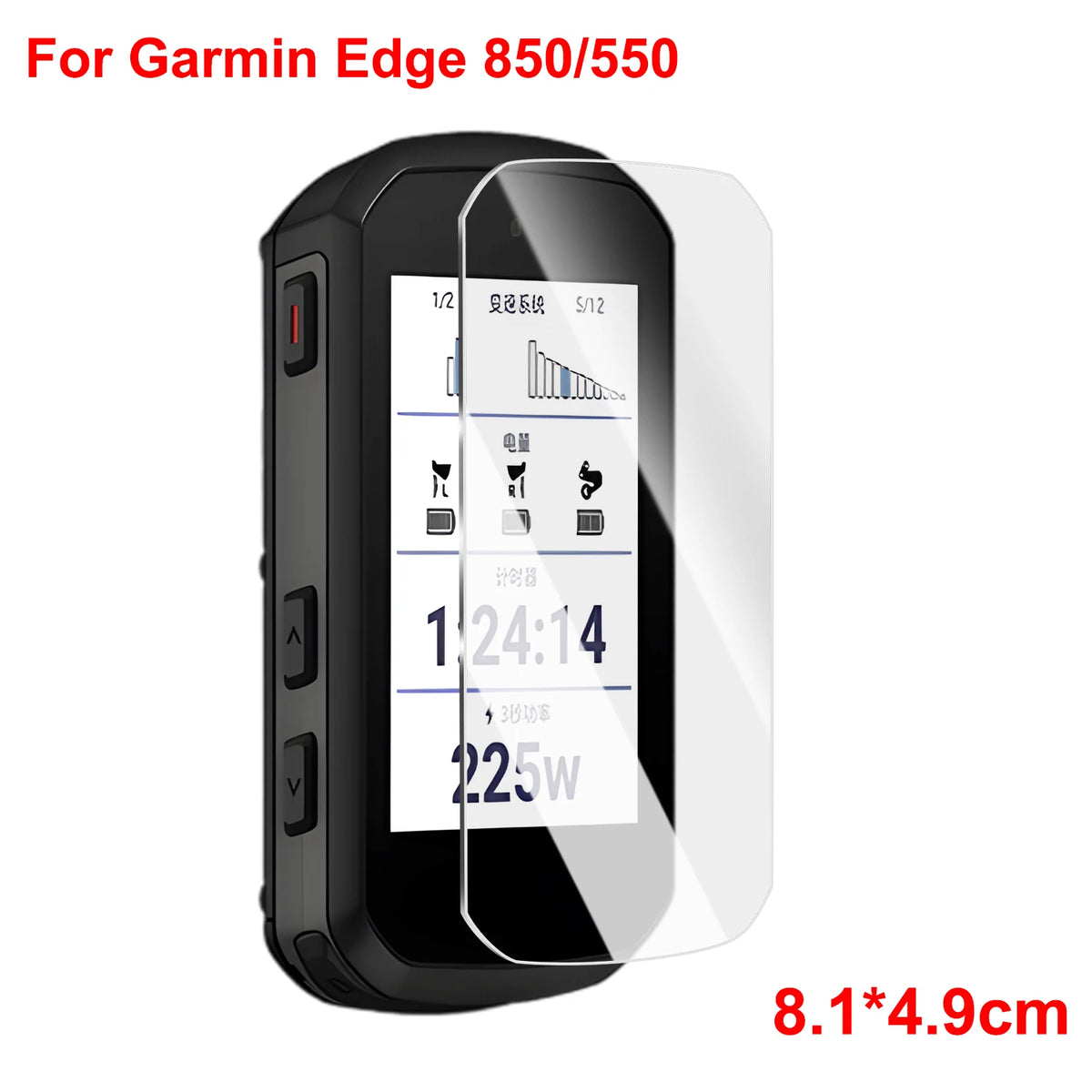 9H Tempered Glass Screen Protector – Garmin Edge 550 & 850