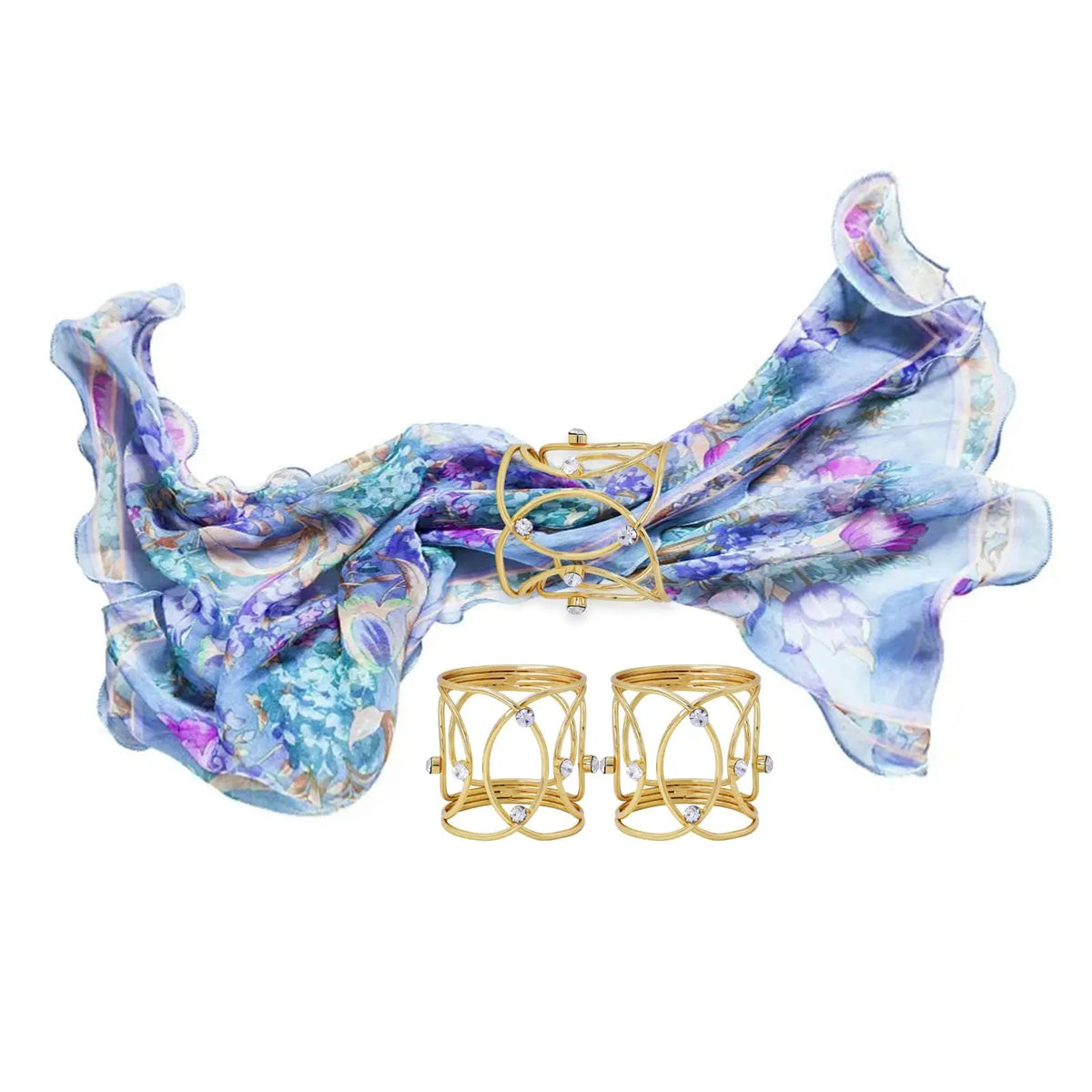 3-Pack Metal Napkin Rings – Elegant Reusable Table Holders