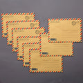 Kraft Paper Vintage Envelopes 8-Pack | Postcard Gift Set