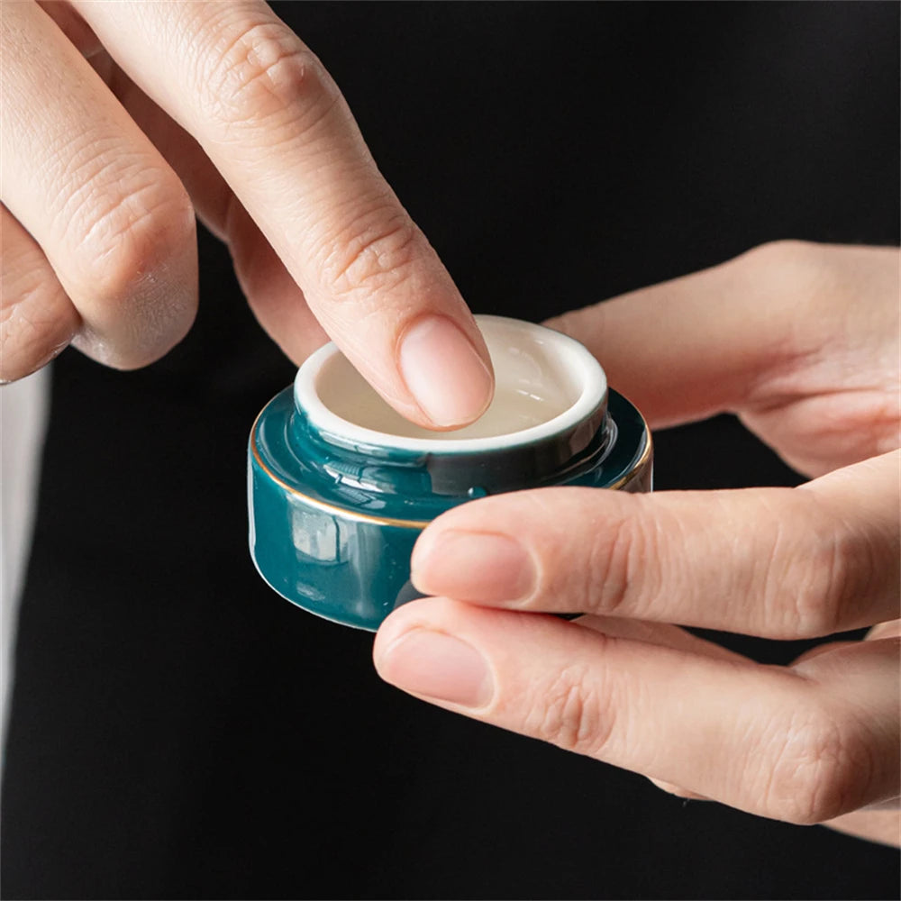 Ceramic Mini Sealed Storage Jar – Portable Travel Container