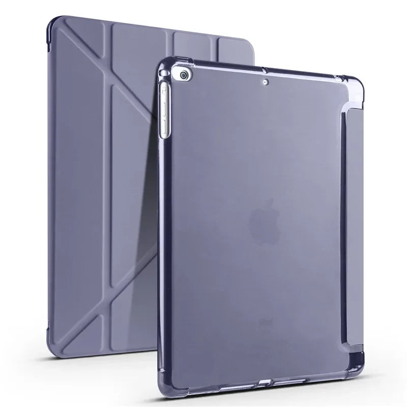 VIGENCIA iPad PU Leather Folio Case with Pen Holder Stand