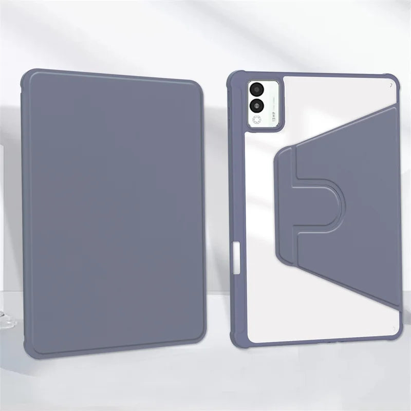 Tecno Megapad 11 Case – 360° Rotating Stand & Pencil Holder