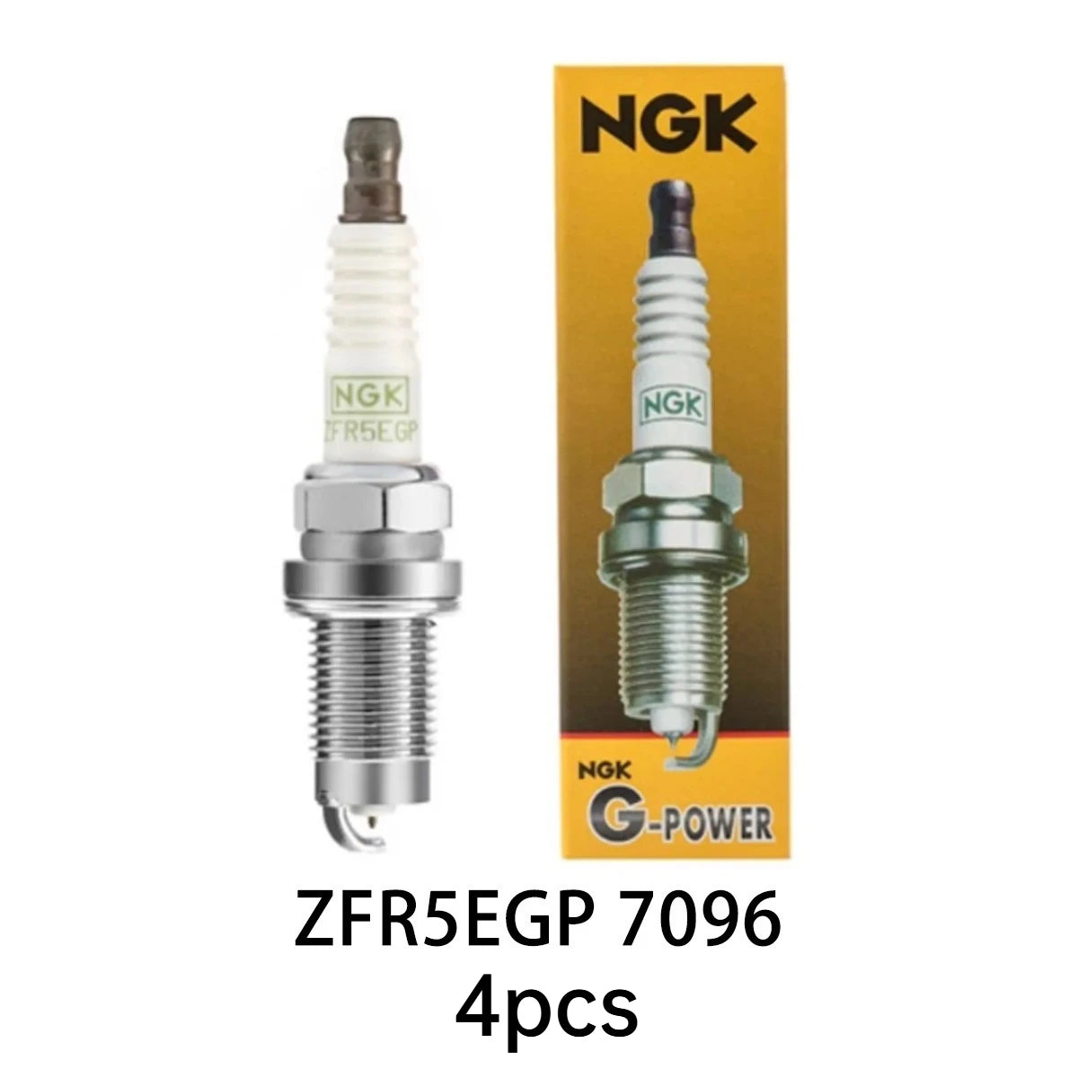 NGK ZFR5EGP 7096 Platinum Spark Plug | 4/8/12pcs Engine Set