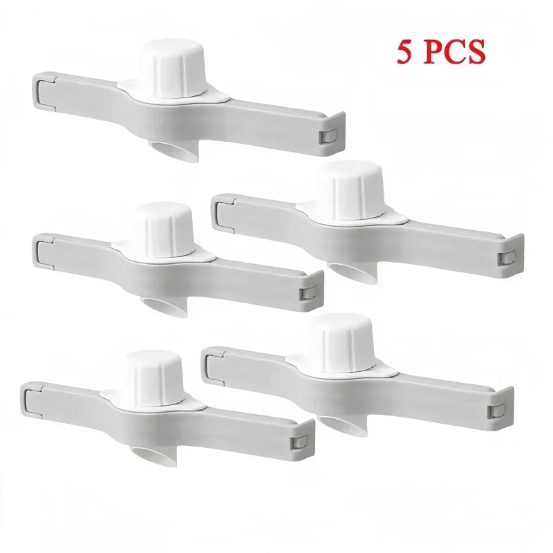 Food Sealing Clips with Pour Spout – 3/5-Pack Bag Clips