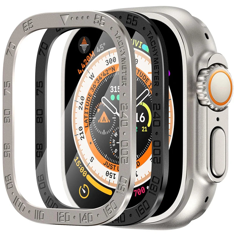 Metal Frame & Glass Screen Protector – Apple Watch Ultra 49mm