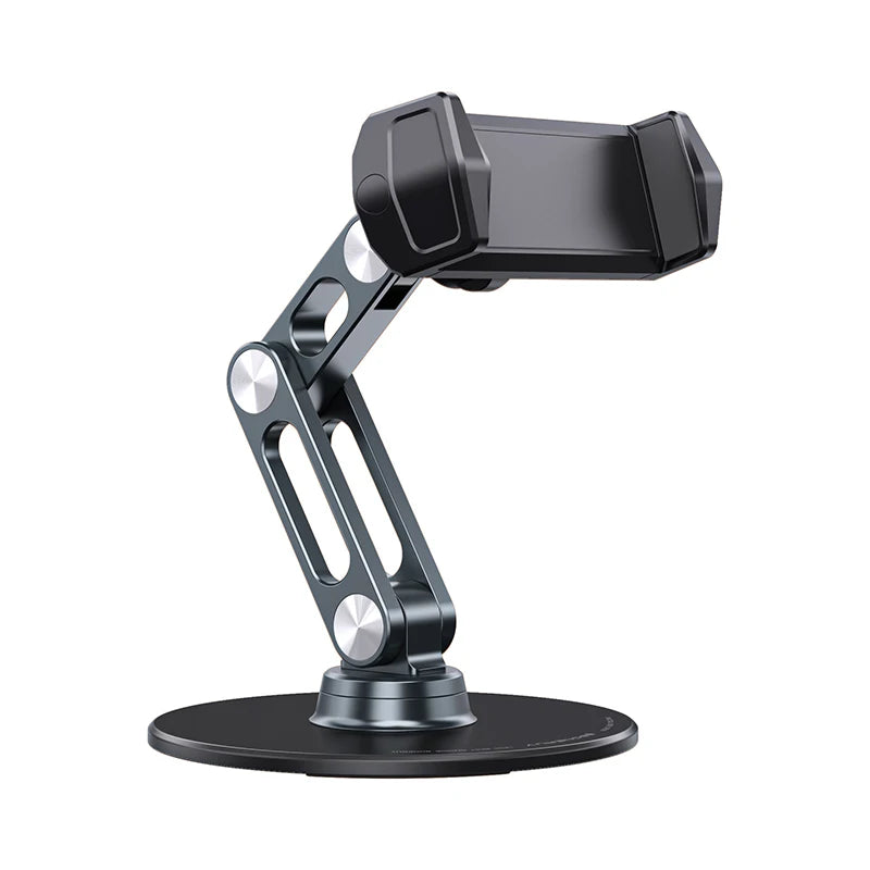 360° Rotatable Foldable Aluminum Desk Phone Holder Stand
