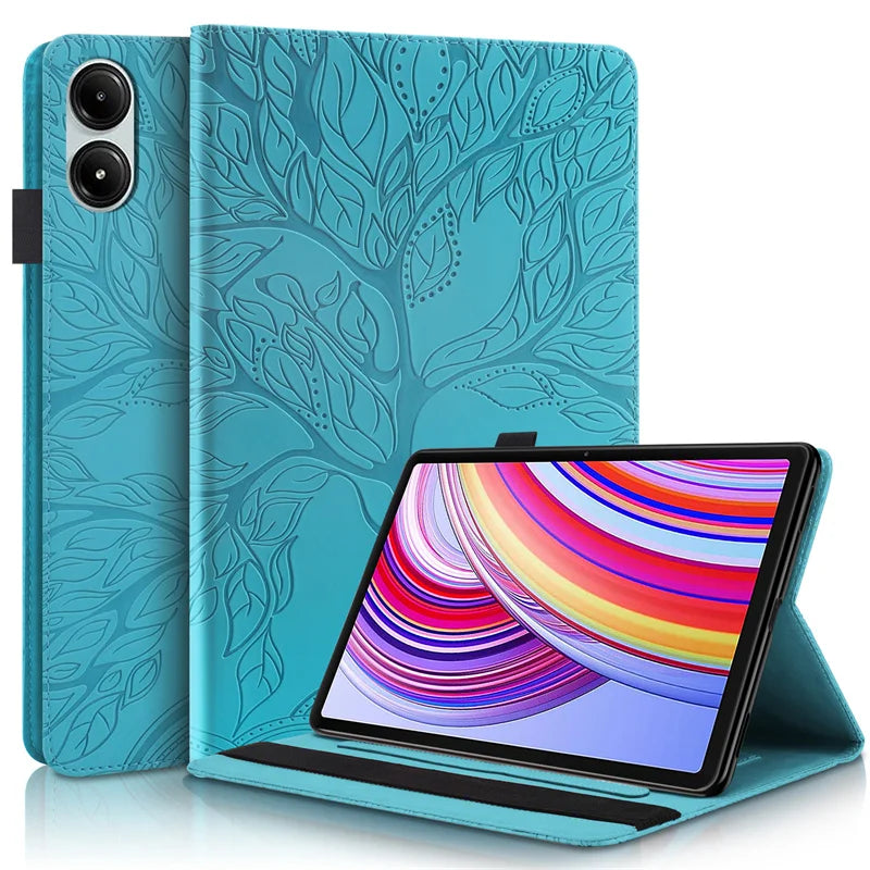 Xiaomi Redmi Pad 2 11" Embossed Tree Flip Wallet Stand Case