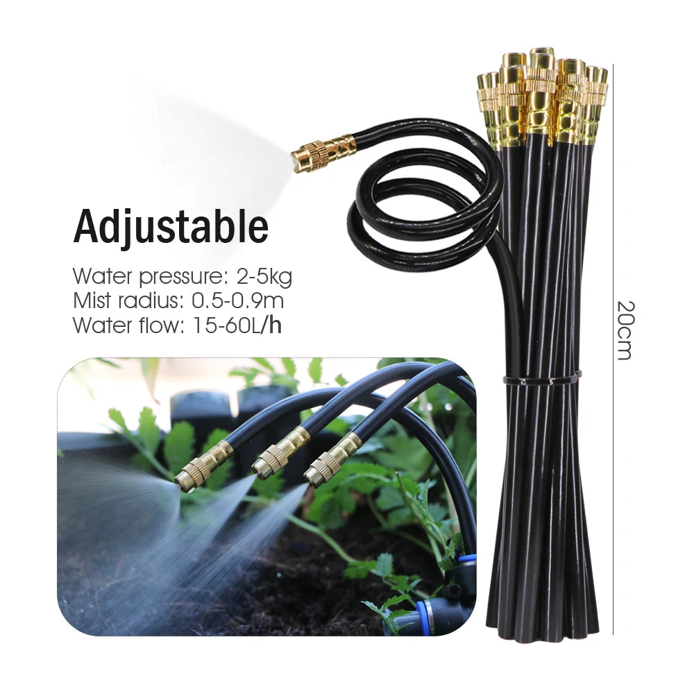 Dual Zone LCD Garden Watering Timer & Spray Irrigation Set