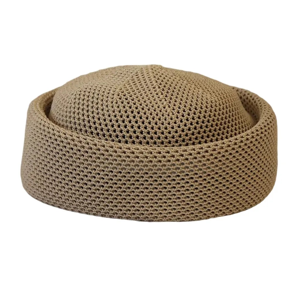 Retro Hard Beret Painter Hat – Breathable Women's Sun Cap