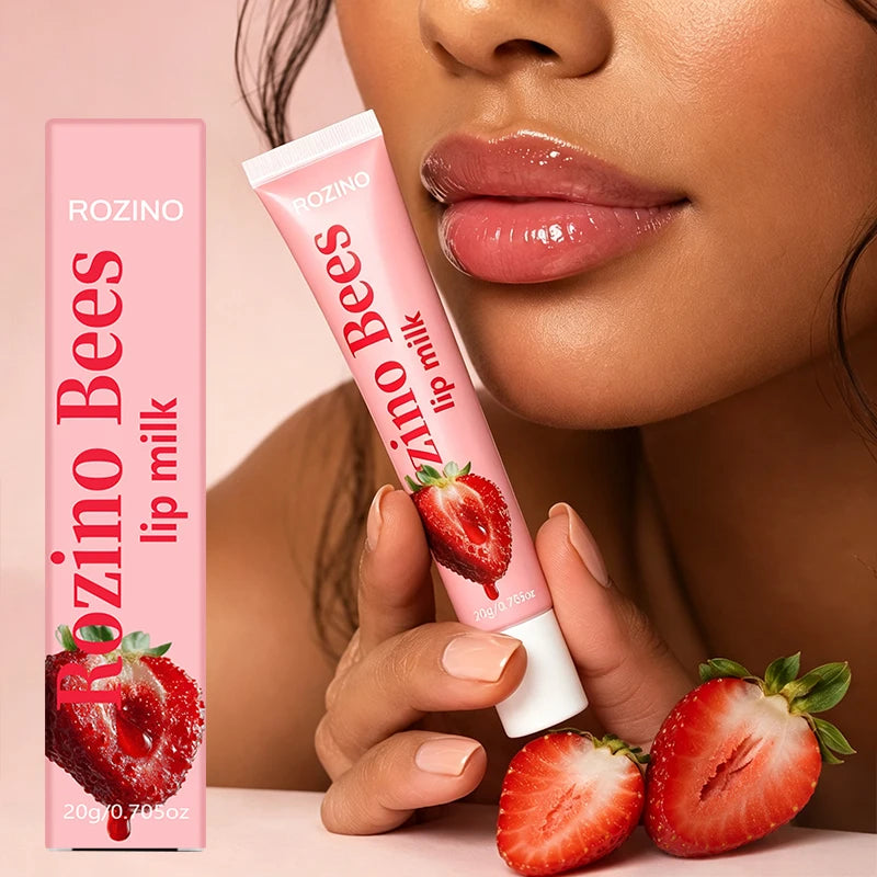 ROZINO Strawberry Lip Balm – 20g Moisturizing Lip Mask