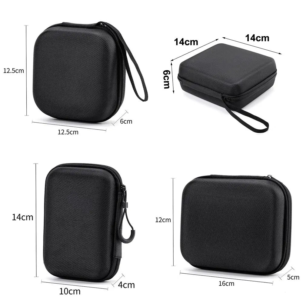 Hard Shell EVA Zipper Case – Portable Mini Storage Pouch