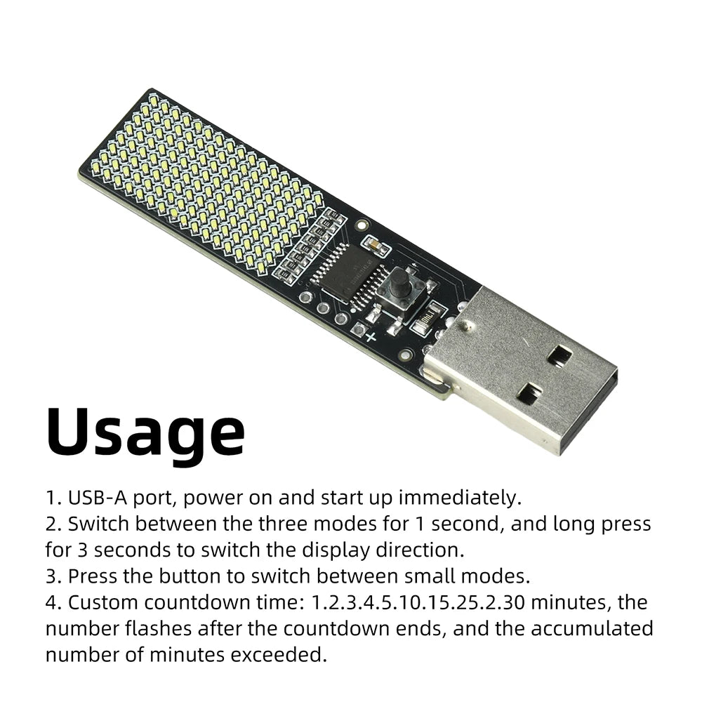 LED Candle Light Module – 8x16 Matrix Countdown & Message Display