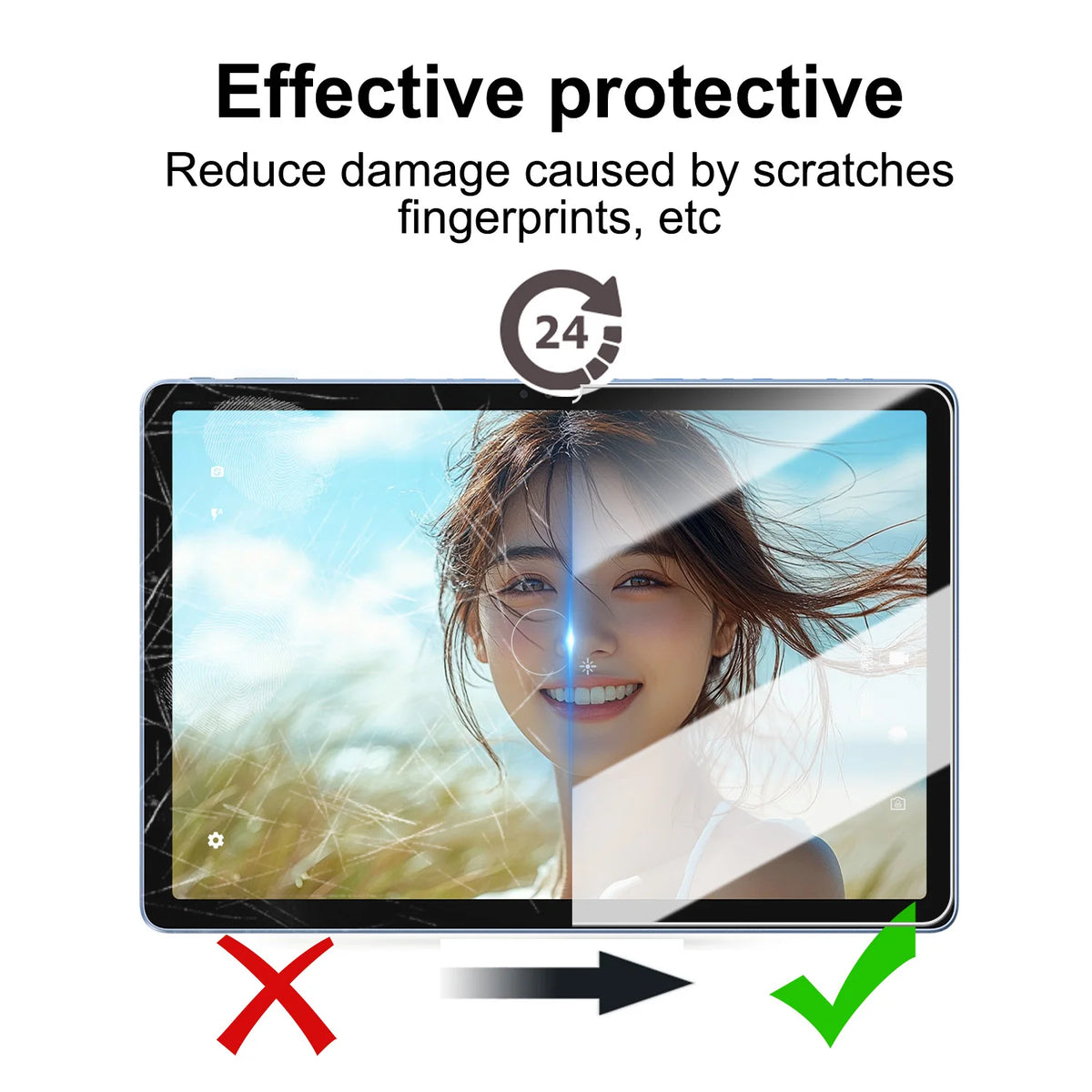 Tempered Glass Screen Protector for Alldocube iPlay 70E | HD Clear