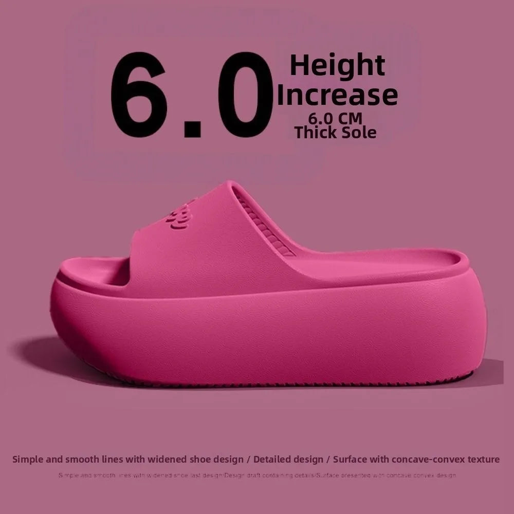 Women's Non-Slip Thick Platform Slippers | EVA Sole