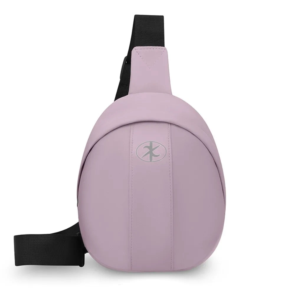 Nylon Crossbody Chest Bag – Water-Resistant Unisex Shoulder Bag