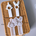 Christmas Silicone Mold – Reindeer Snowflake Star Lollipop