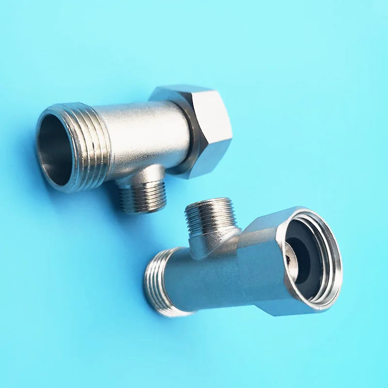 Brass Tee Adapter Male Female Thread 3/8–7/8 Inch | Wasourlf