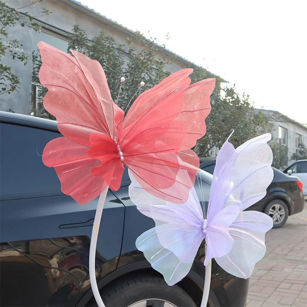 50cm Large Hanging Artificial Butterfly Decoration – Silk