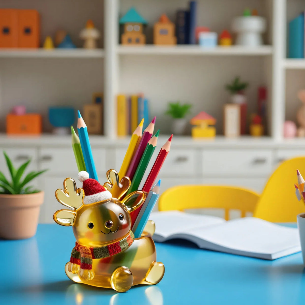 Deer Silicone Mold – DIY Candle, Plaster & Flower Pot Craft