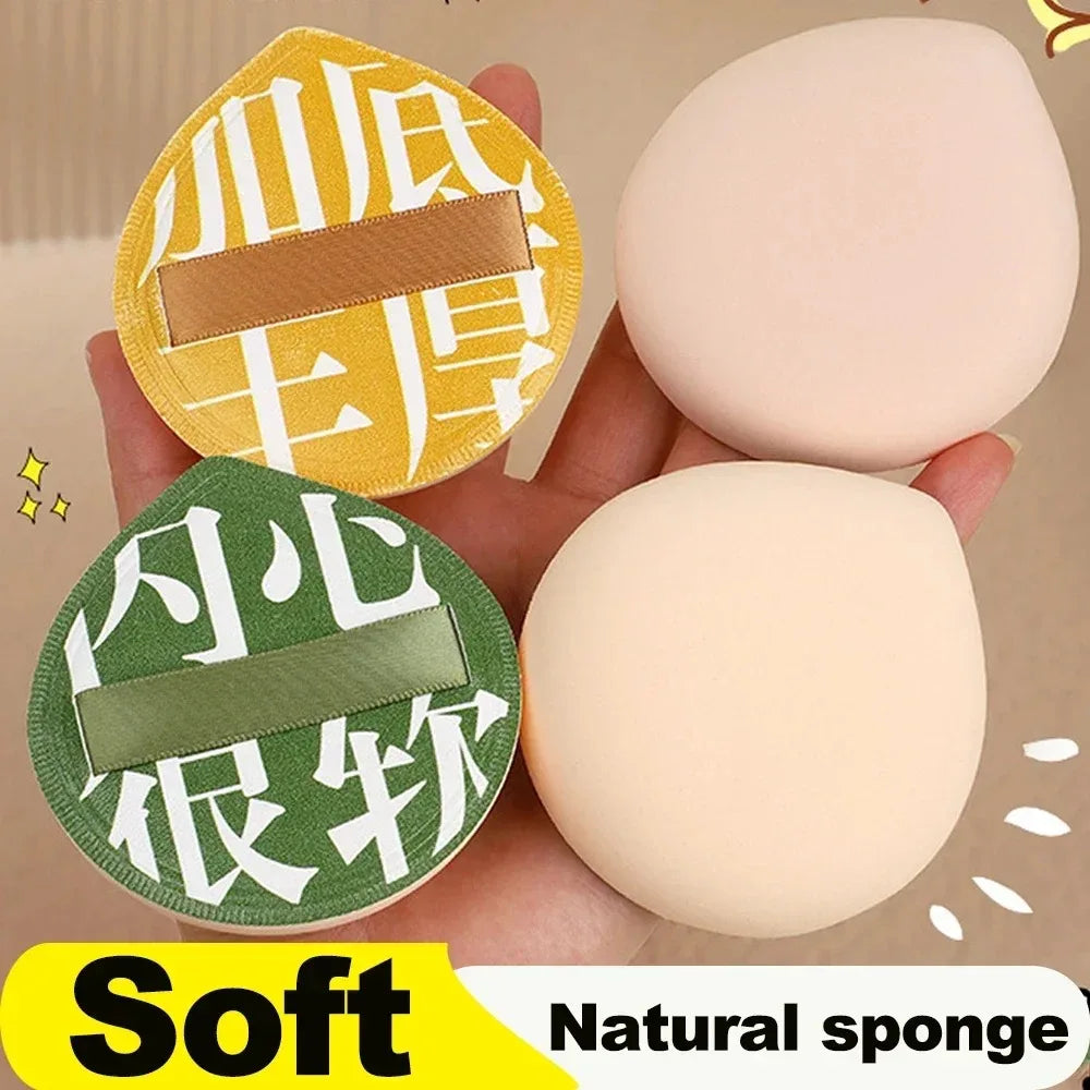 Super Thick Velvet Powder Puff – Wet & Dry Foundation Sponge