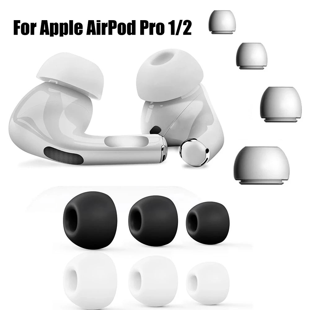 Silicone Ear Tips for AirPods Pro 1st & 2nd Gen | S M L XS