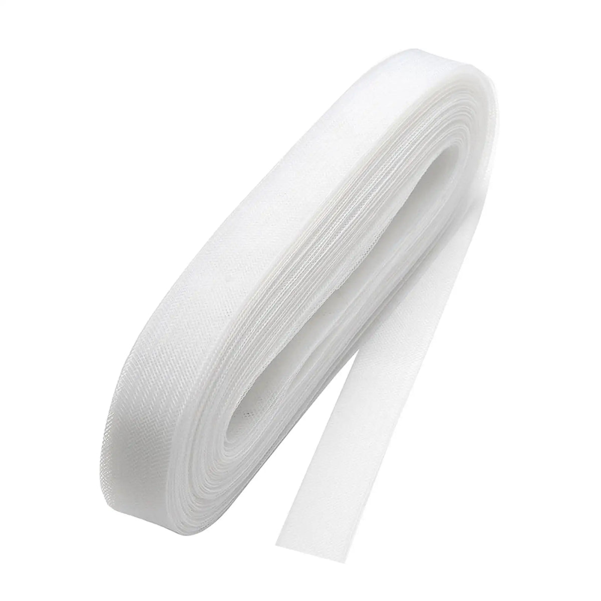 White Horsehair Braid Trim 50 Yards – Crinoline Ribbon for Sewing