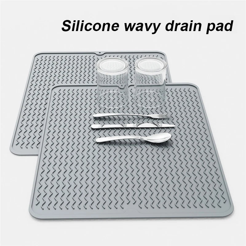 Silicone Kitchen Drain Mat – Anti-Slip & Heat Insulation Pad