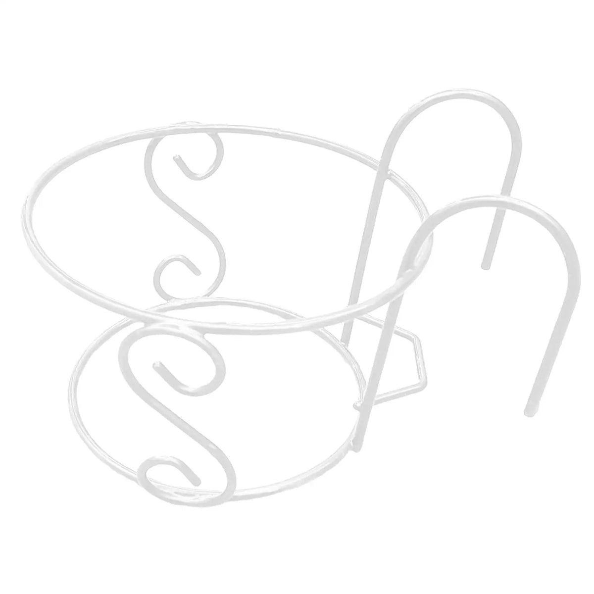 Metal Hanging Planter Basket with Hook – Railing Flower Pot