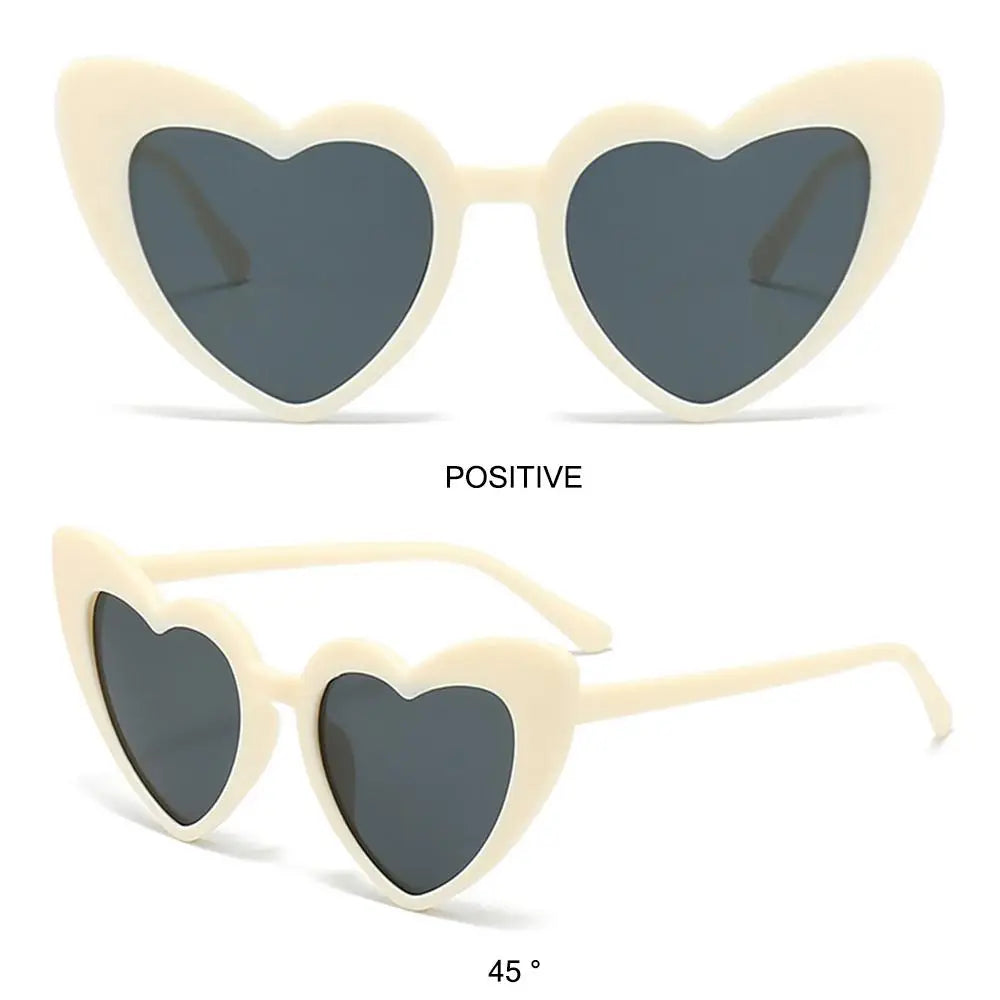 Kids Heart-Shaped Sunglasses UV400 – Toddler Ages 3–9