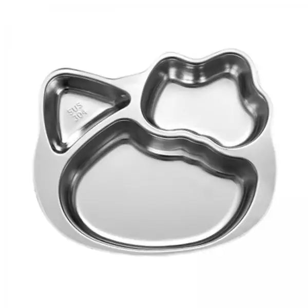 Kesoto Kids Stainless Steel Divided Meal Tray for Toddlers
