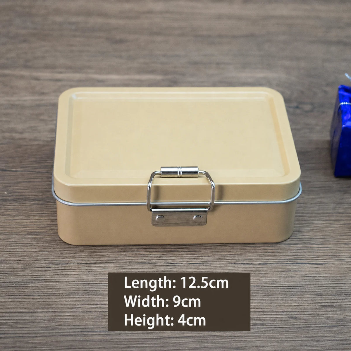 Tinplate Flip-Top Metal Storage Box | Craft & Fishing Organizer