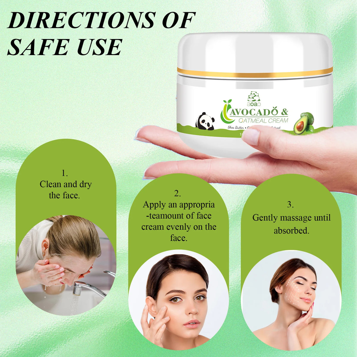 Avocado Face Cream – Non-Greasy Day & Night Moisturizer