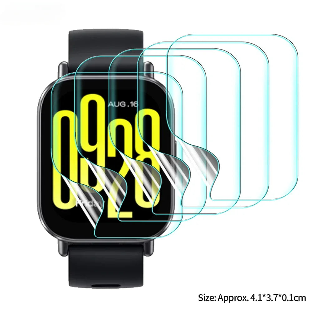 Redmi Watch 5 Lite TPU Hydrogel Screen Protector 5-Pack