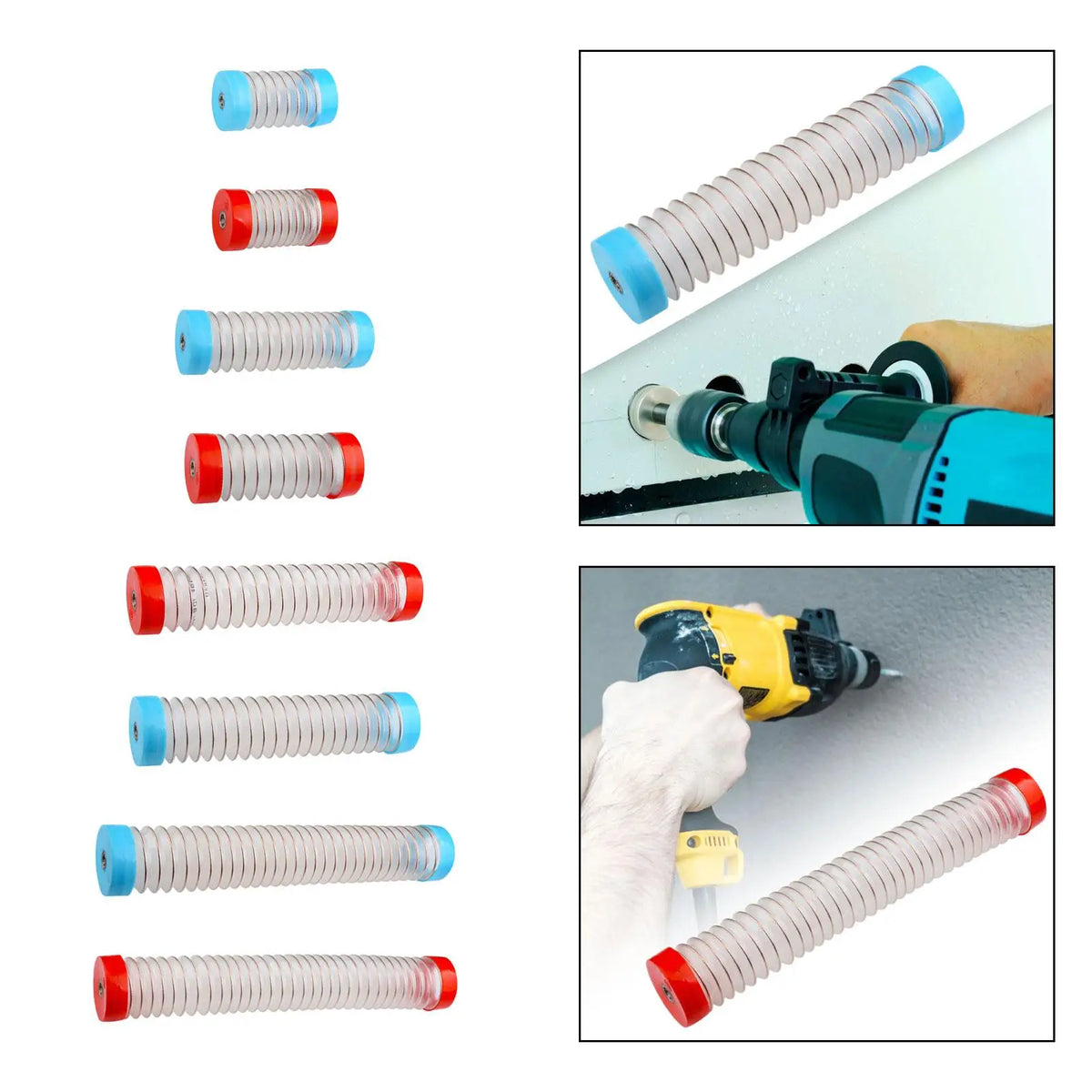 Telescopic Drill Dust Cover Collector – 4 Sizes, Easy Install