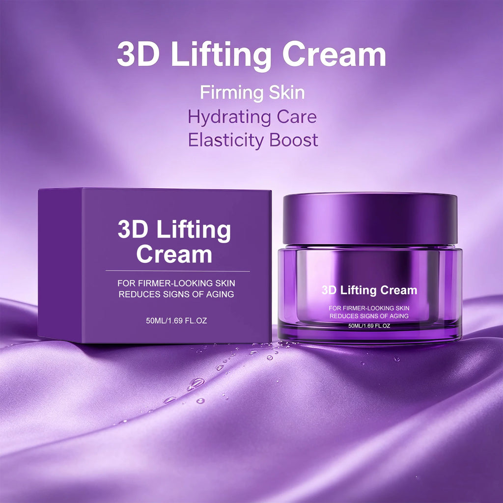 3D Lifting Face & Neck Firming Cream – Hydrating Moisturizer