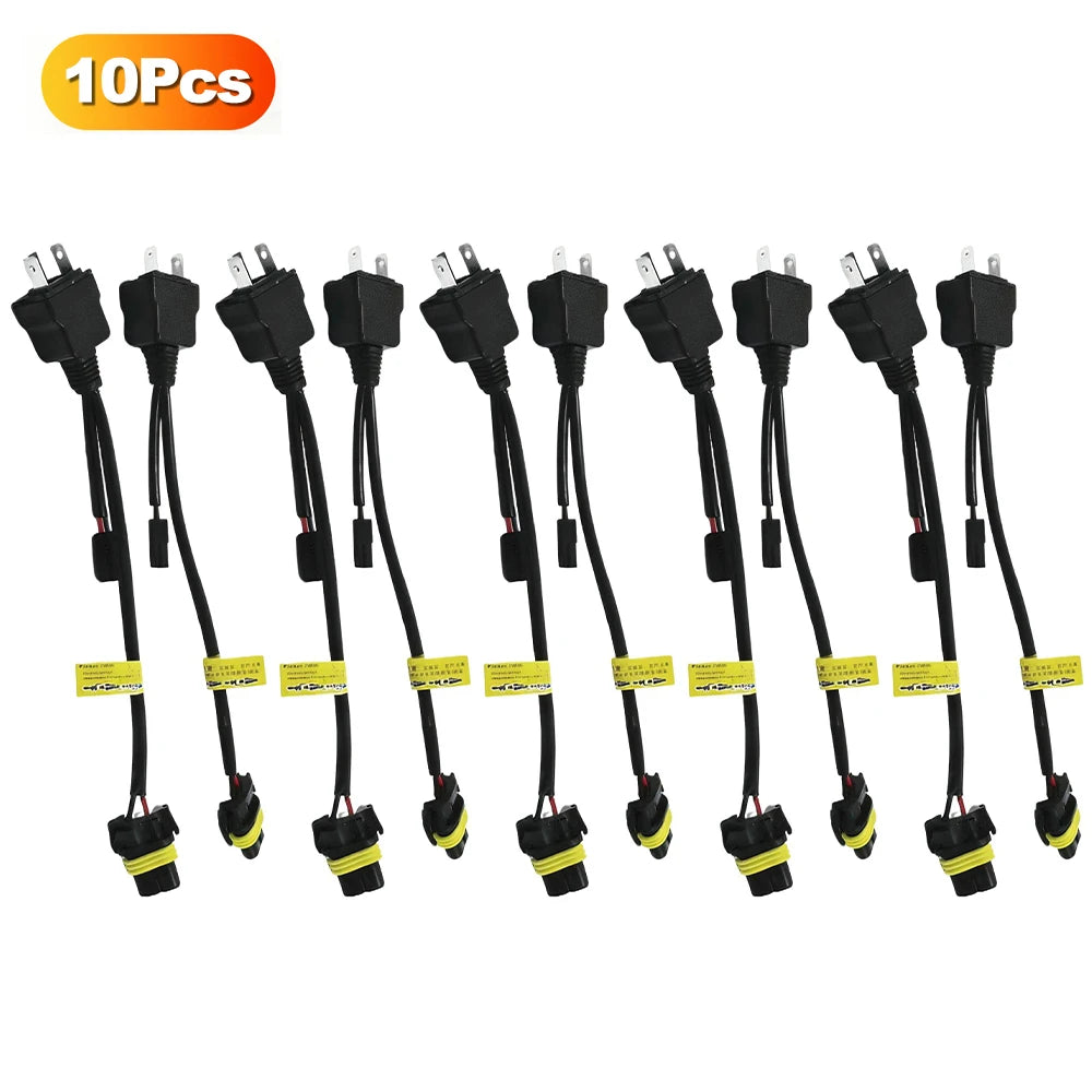 H4 9003 Bi-LED Headlight Relay Wiring Harness Adapter