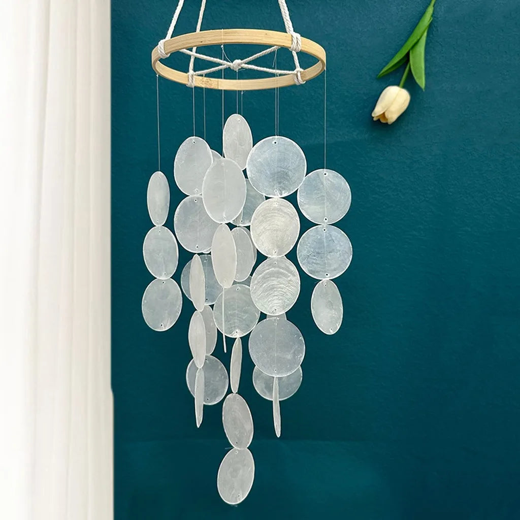 Nordic Shell Wind Chime – Handmade Hanging Home Decor