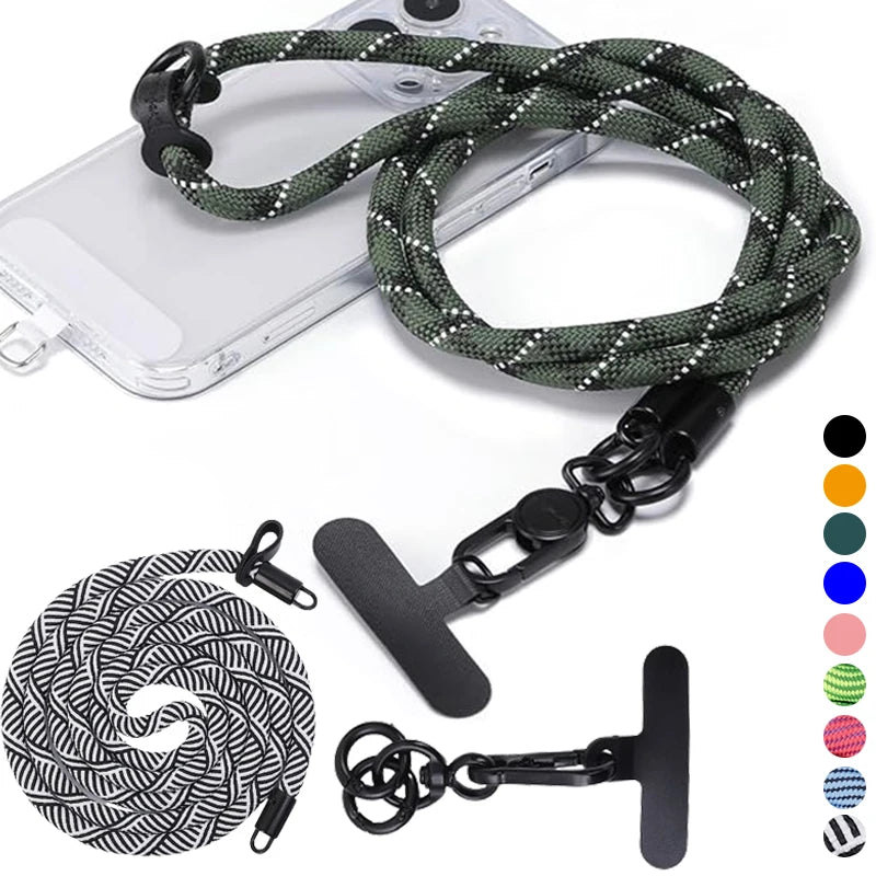120cm Adjustable Phone Lanyard – Crossbody Neck Strap