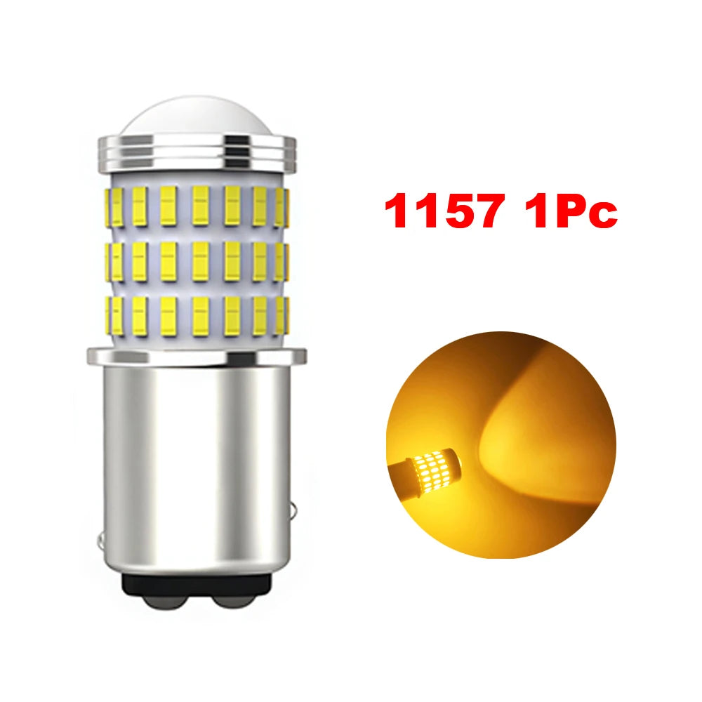 LED Amber Turn Signal Bulbs 7443 1157 7440 3156 | Brake Lights