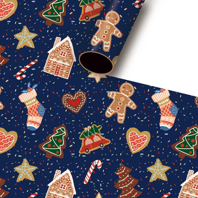 Christmas Gift Wrapping Paper 50x70cm – Festive Holiday Wrap