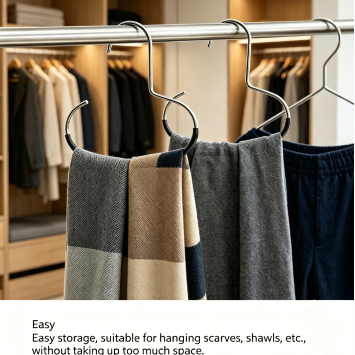 Round Hook Organizer for Hats, Scarves, Ties & Bags