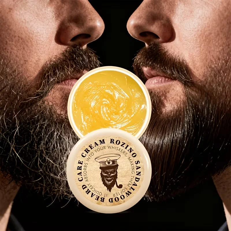 Men's Sandalwood Beard Balm 20g – Moisturizing & Anti-Frizz