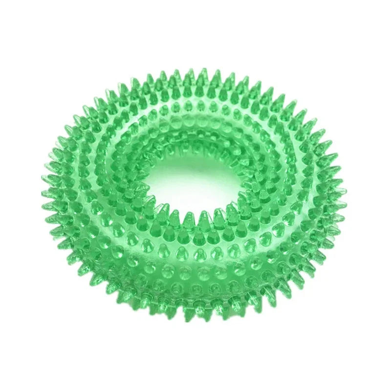 Squeaky Dog Chew Toy – TPR Bite-Resistant Molar Teeth Cleaner