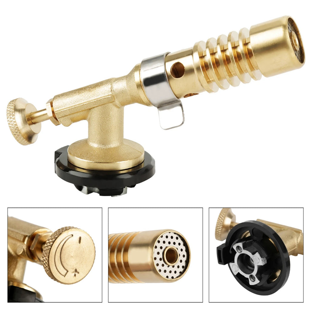 Portable Brass Butane Culinary Torch – BBQ & Camping