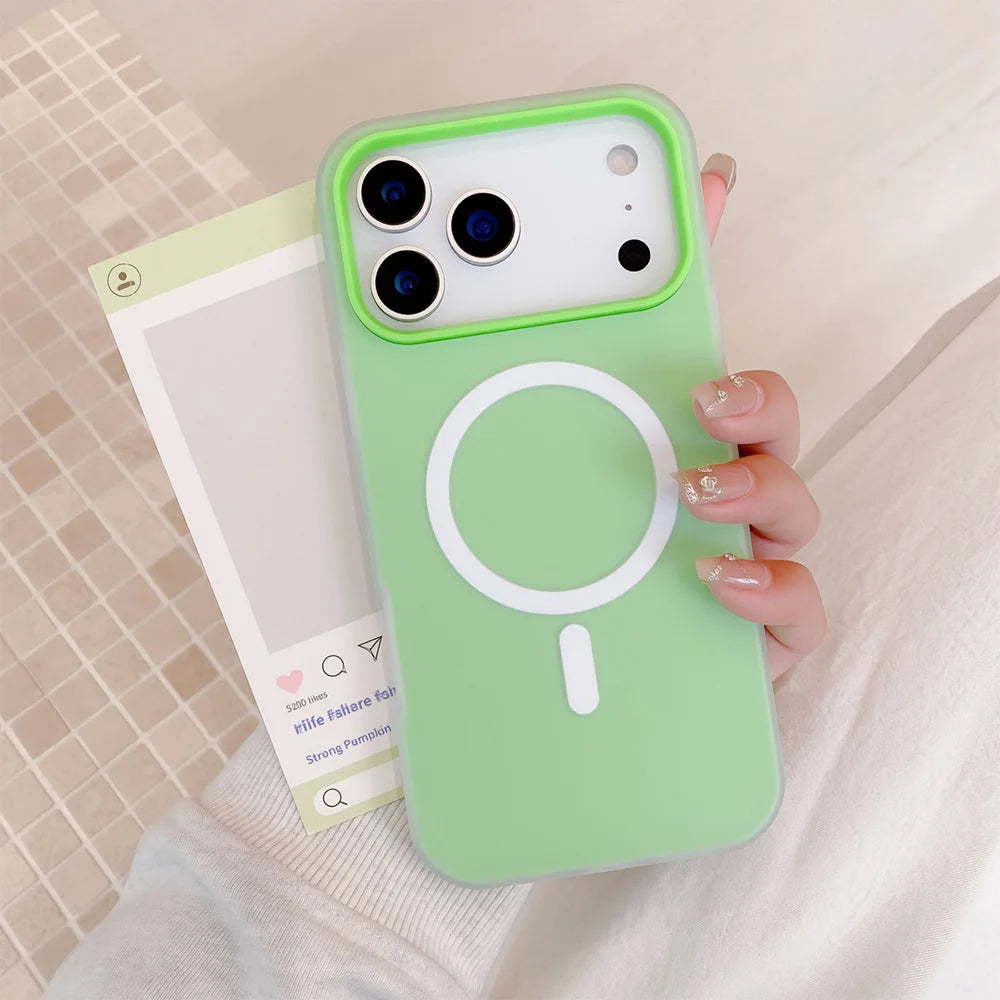 2-in-1 MagSafe Magnetic iPhone Case – Candy Color Matte