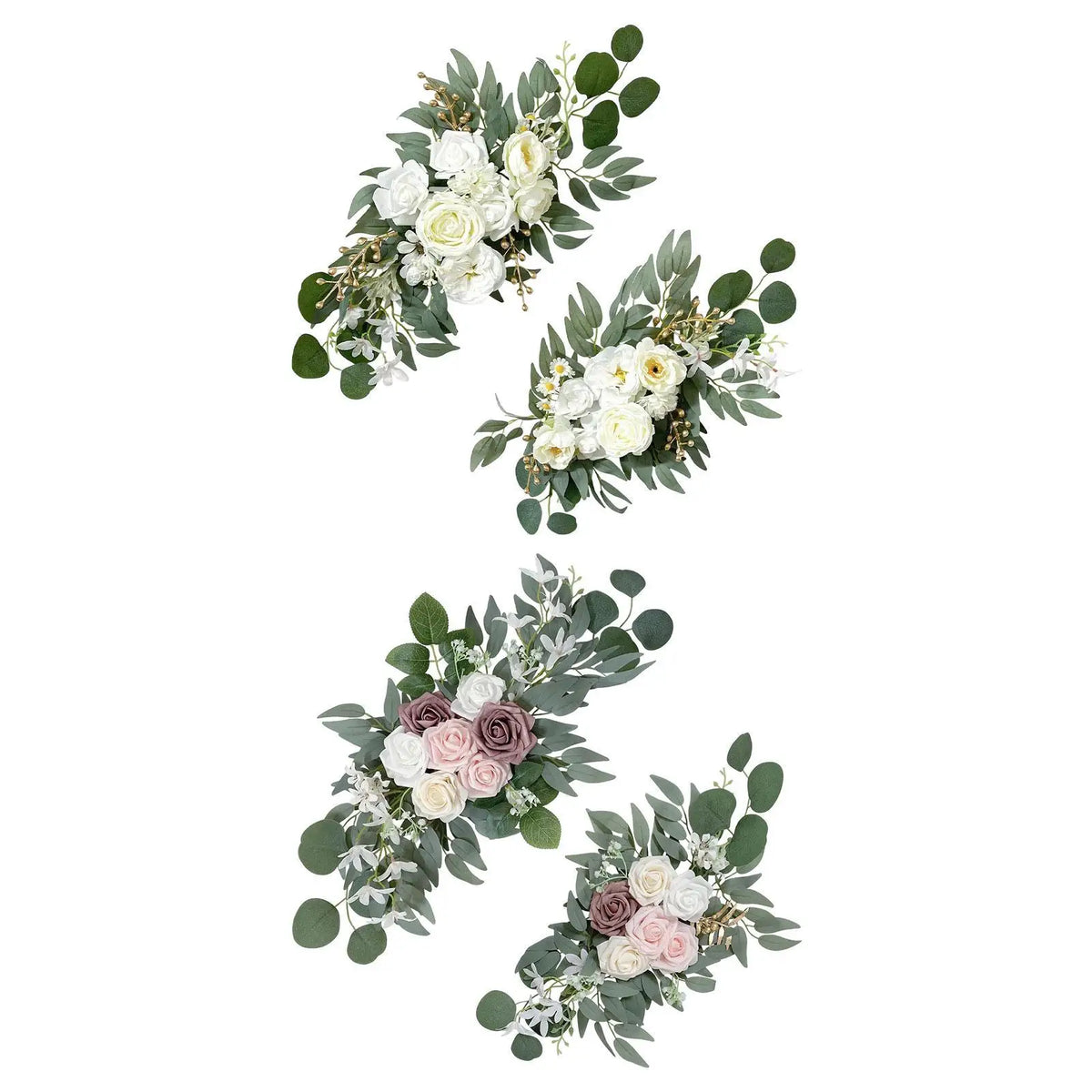 Silk Artificial Flower Garland – Wedding Arch & Décor Set