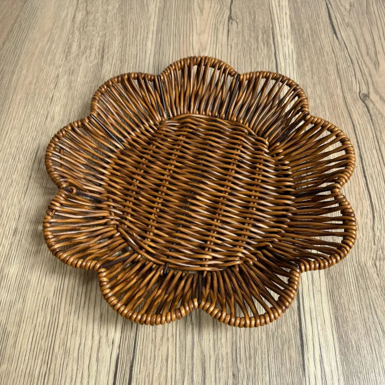 Woven Rattan Fruit & Vegetable Storage Basket | Home Décor
