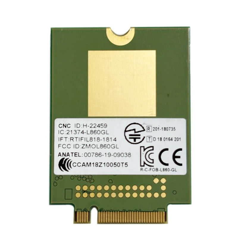 L860-GL CAT16 4G LTE WWAN M.2 Card for ThinkPad X1 Carbon T490
