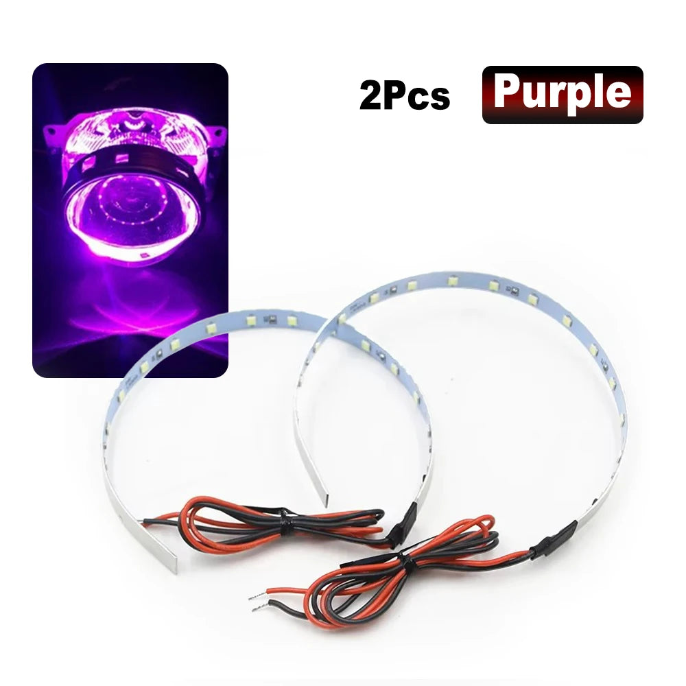 LED Devil Eyes DRL Module – Projector Lens Retrofit, 6 Colors