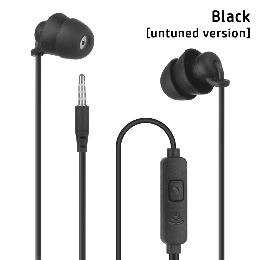 Wired In-Ear Sleep Earphones | Noise Reduction Soft Silicone